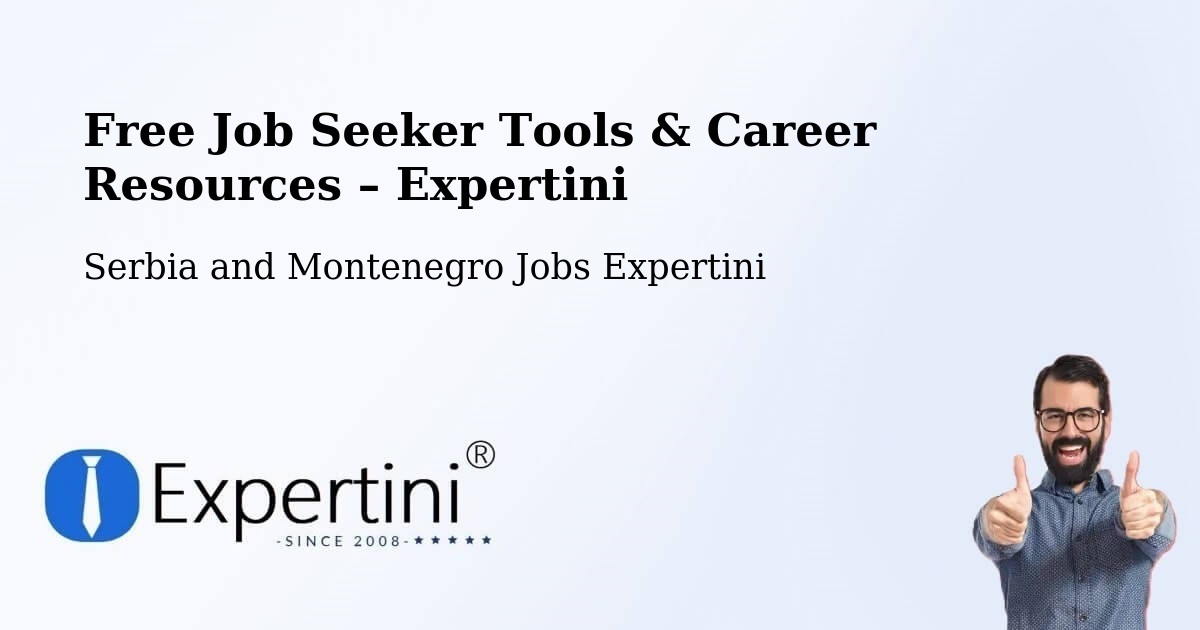 Free Job Seeker Tools & Career Resources – Omemee - Omemee, Serbia and Montenegro Jobs Expertini